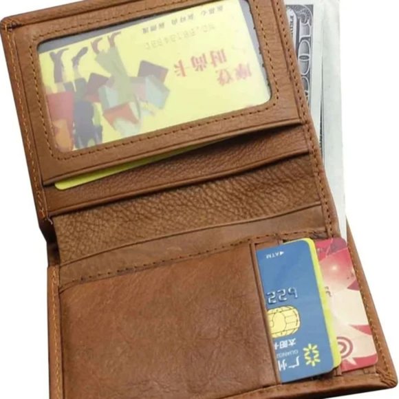 New Men's wallet Biker Trucker Leather Wallet SCORPION - Picture 3 of 7